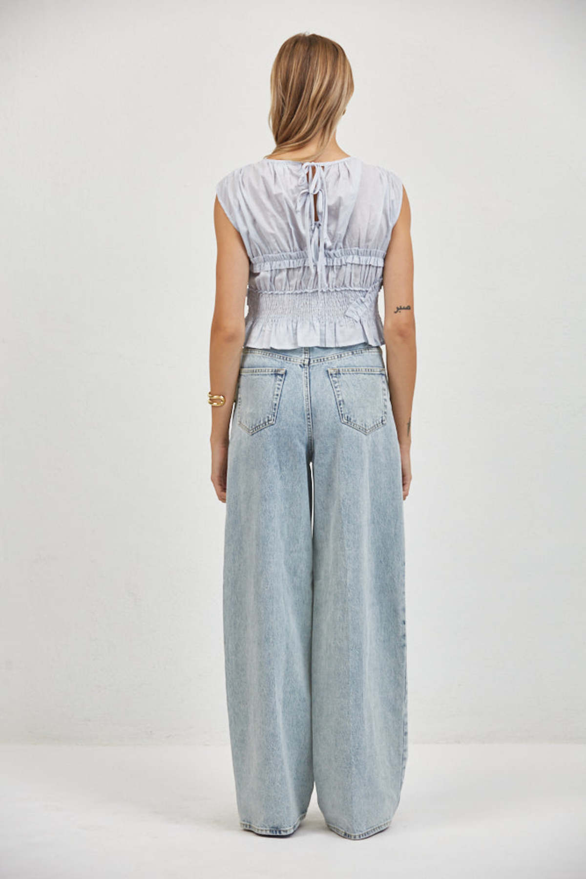 a. ren Jeanie Ruffle Top - Image 2 of 2