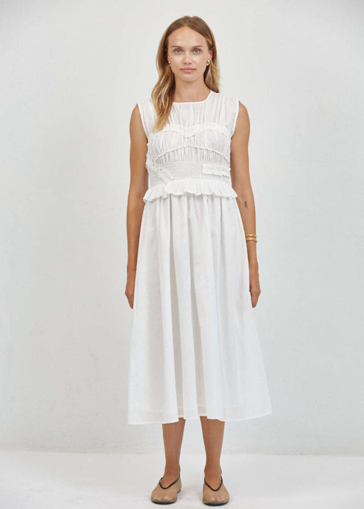 a. ren Jeanie Smocked Dress - Image 1 of 3