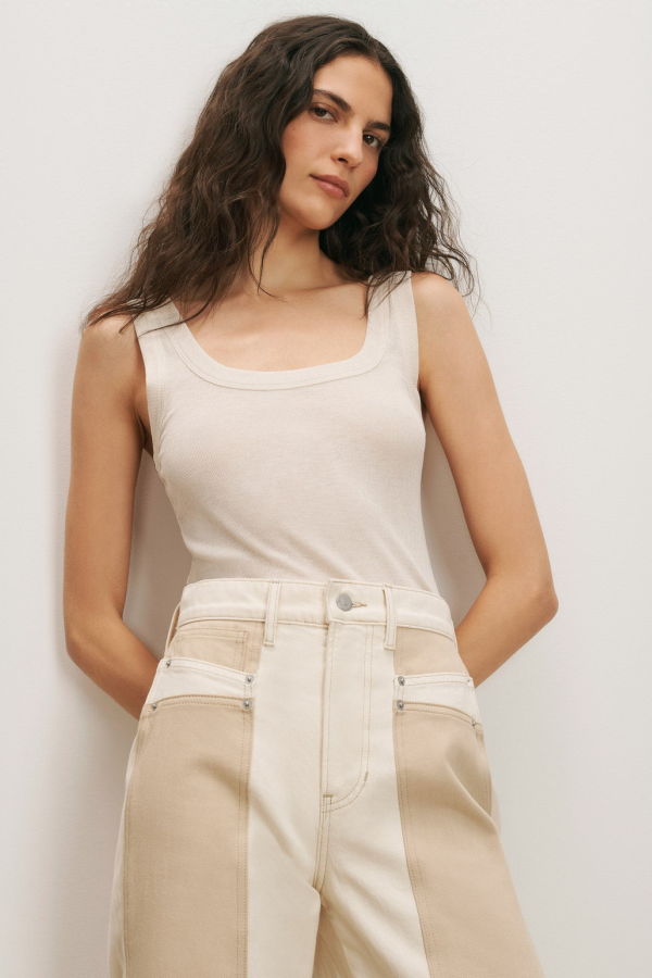 Veronica Beard Belvedere Knit Tank Top