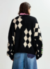Essentiel Antwerp Jactori Jacquard Knit Sweater - Thumbnail 4