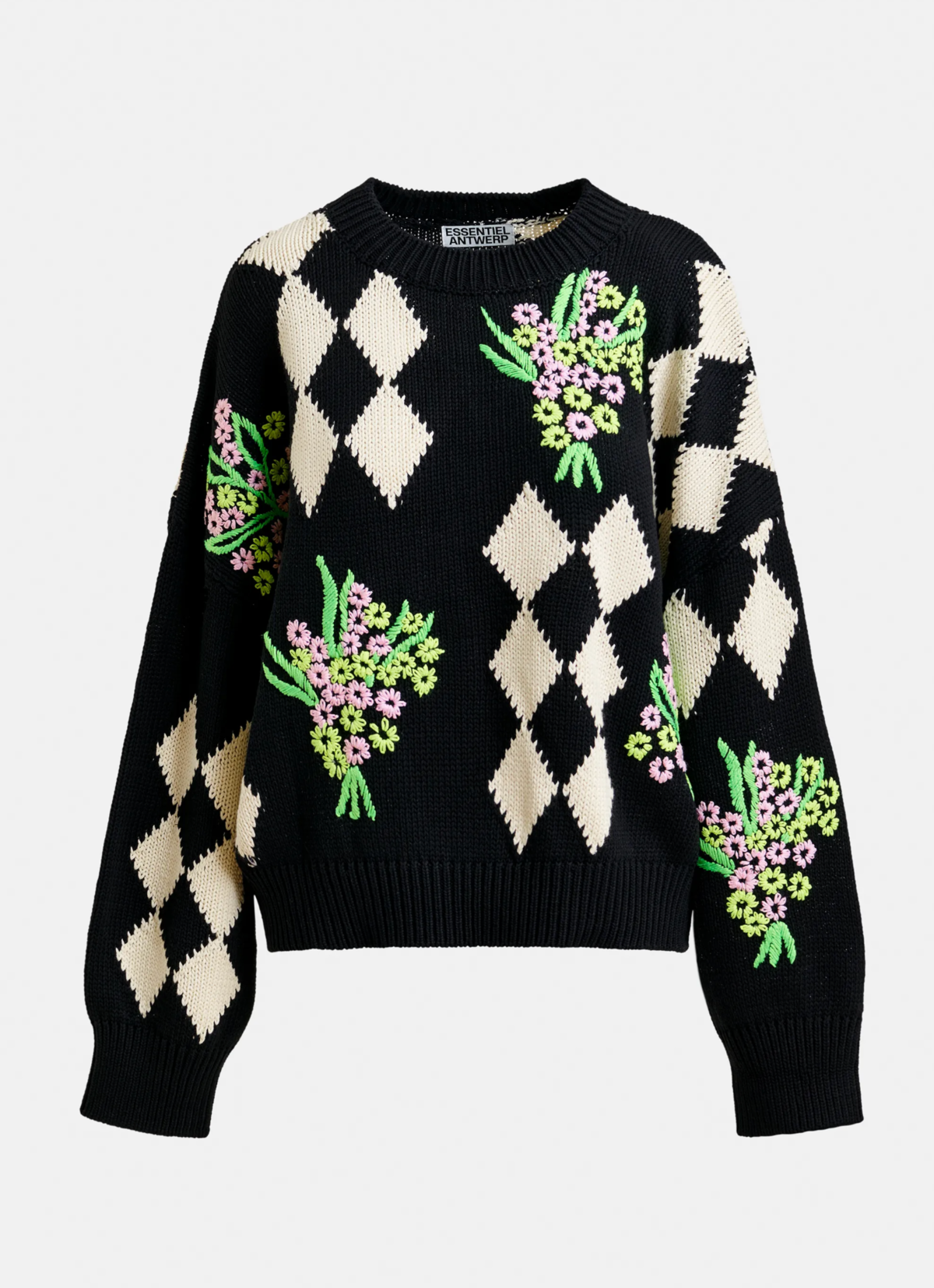 Essentiel Antwerp Jactori Jacquard Knit Sweater - Image 6 of 6