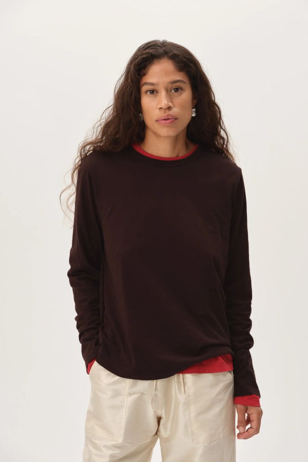 Donni. The Jersey Long Sleeve Tee