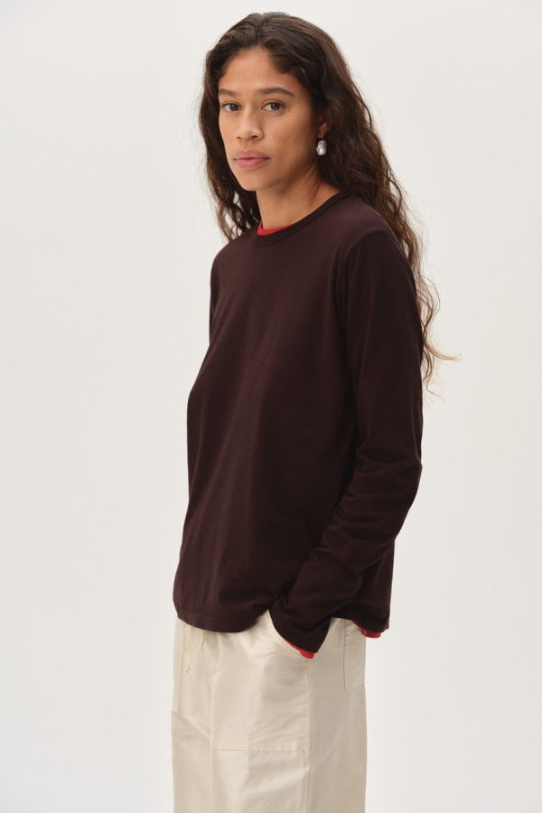 Donni. The Jersey Long Sleeve Tee