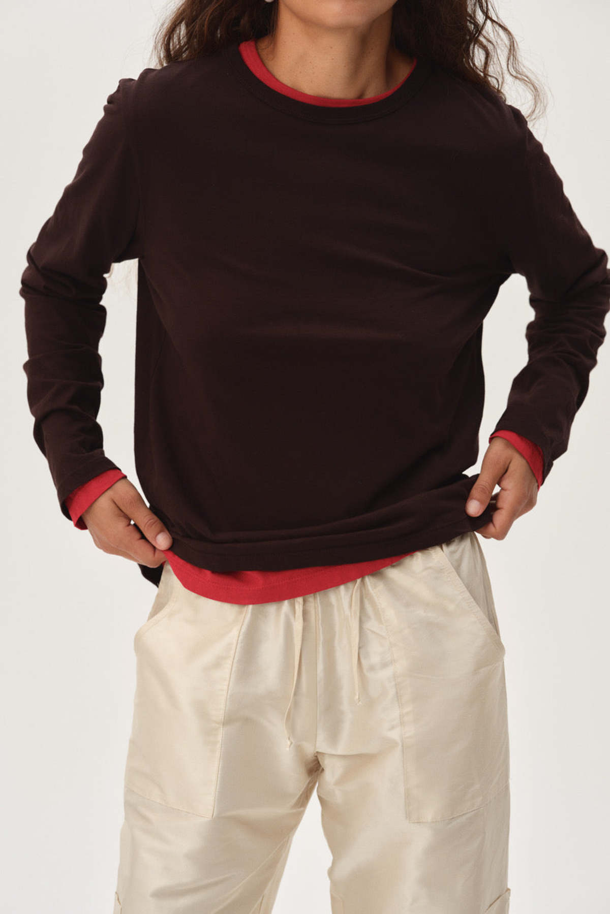 Donni. The Jersey Long Sleeve Tee - Image 3 of 4