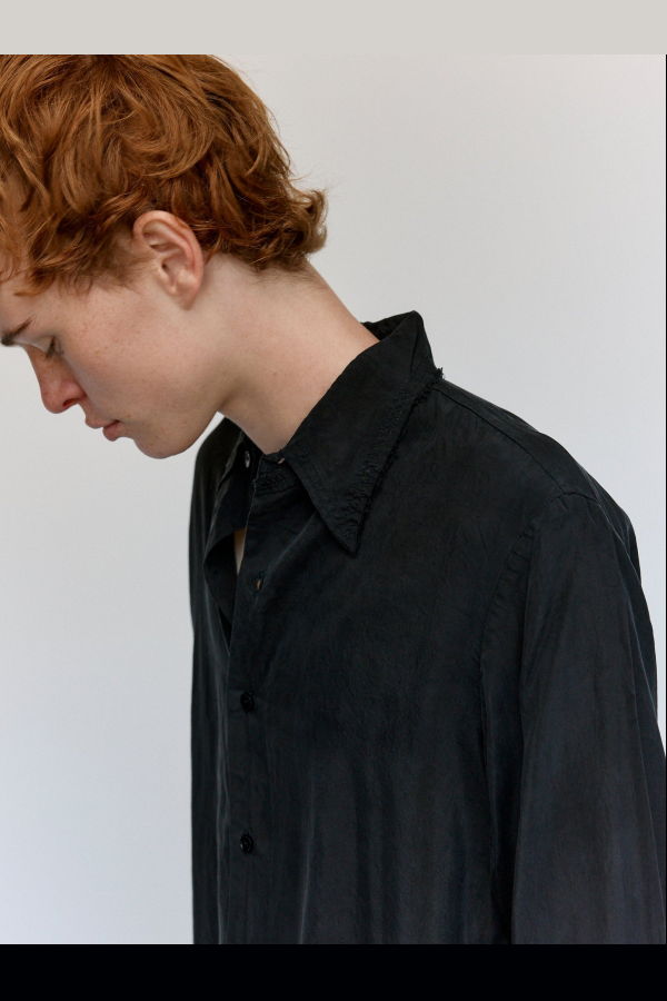Gabriela Coll Garments No.197 Black Cupro Shirt