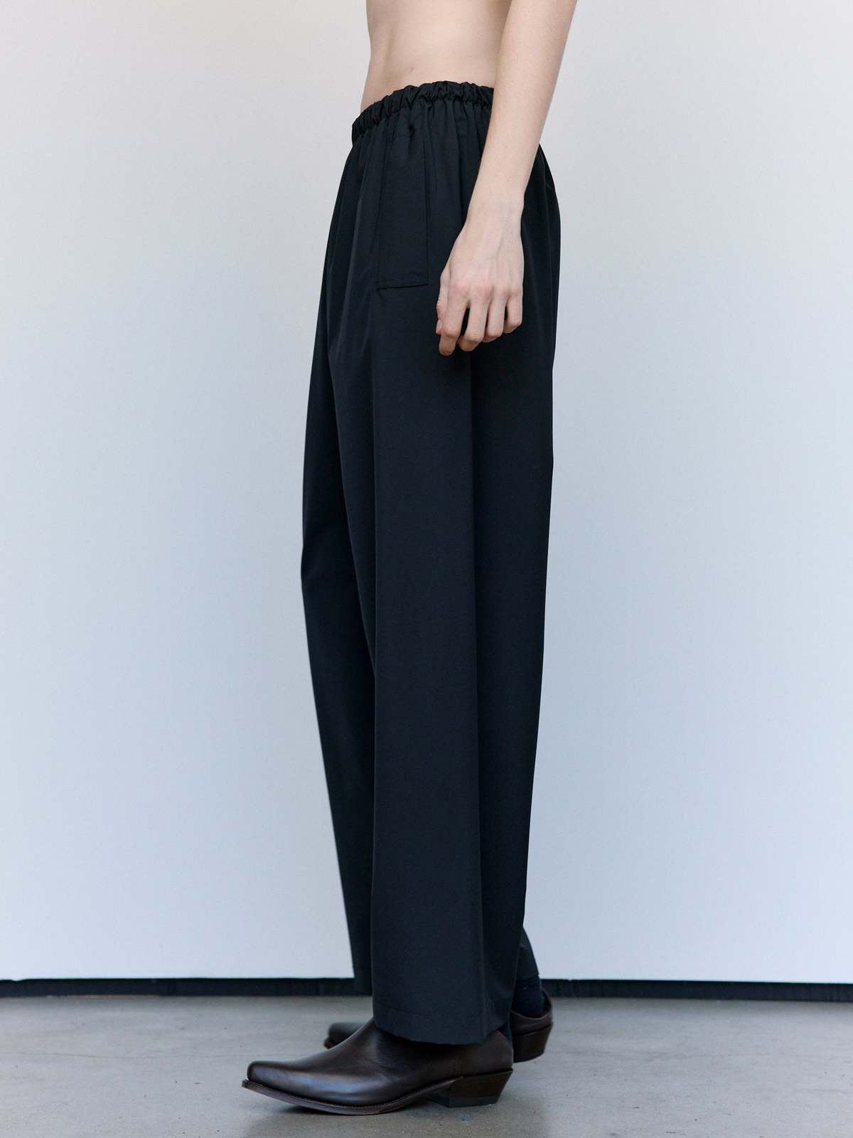 Gabriela Coll Garments No.287 Rainsystem Wool Flap Pocket Trousers - Image 3 of 6