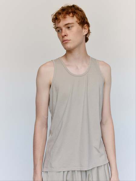 Gabriela Coll Garments No193 Bleached Denim Zipper Vest - Indigo