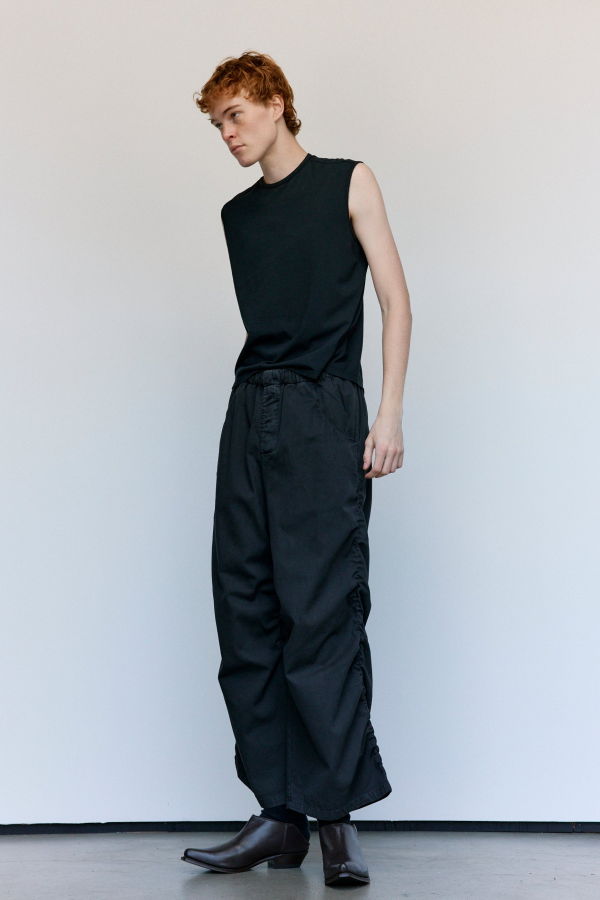 Gabriela Coll Garments NO.33 Organic Cotton Sleeveless T-Shirt - Black