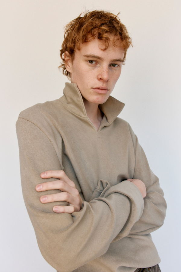 Derrick Oatstone Cotton Bankside Top