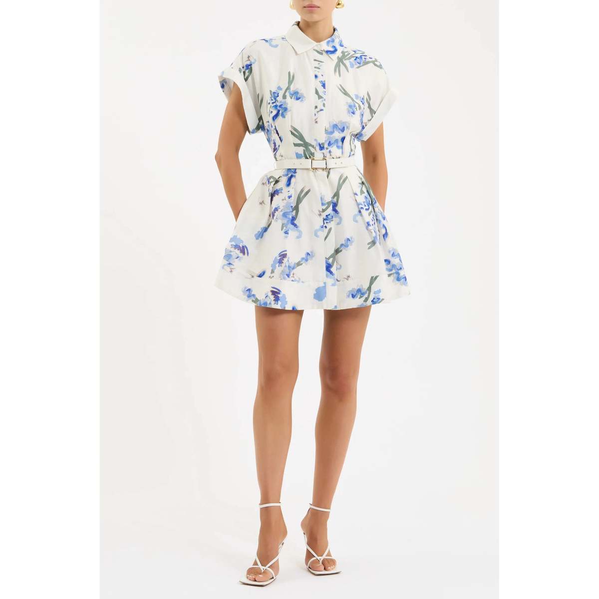 REBECCA VALLANCE Bluebell Meadow Mini Dress - Image 6 of 7