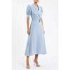 REBECCA VALLANCE Effie Midi Dress - Pale Blue - Thumbnail 3