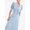 REBECCA VALLANCE Effie Midi Dress - Pale Blue - Thumbnail 4