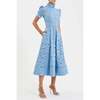 REBECCA VALLANCE Kitsu Short Sleeve Midi Dress - Blue - Thumbnail 6