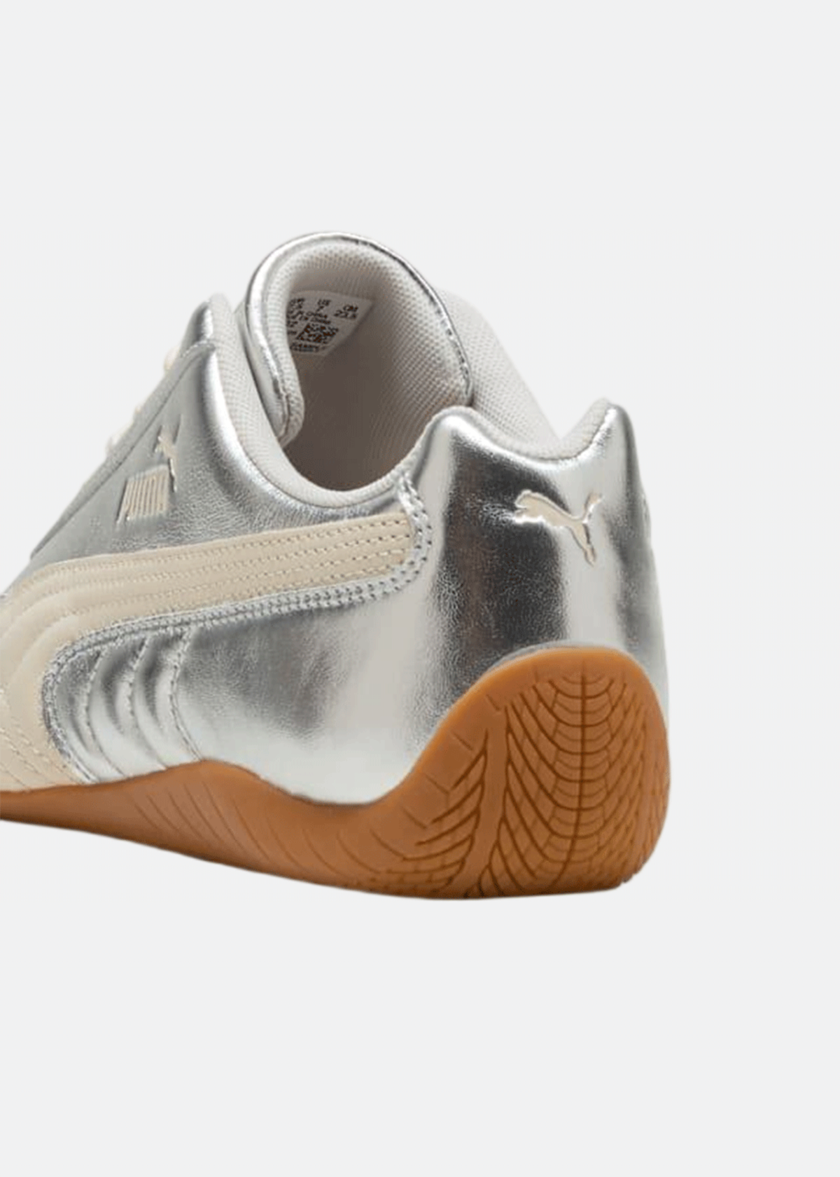 Puma Speedcat Silver Sneakers - Alpine Snow/Gum - Image 5 of 5