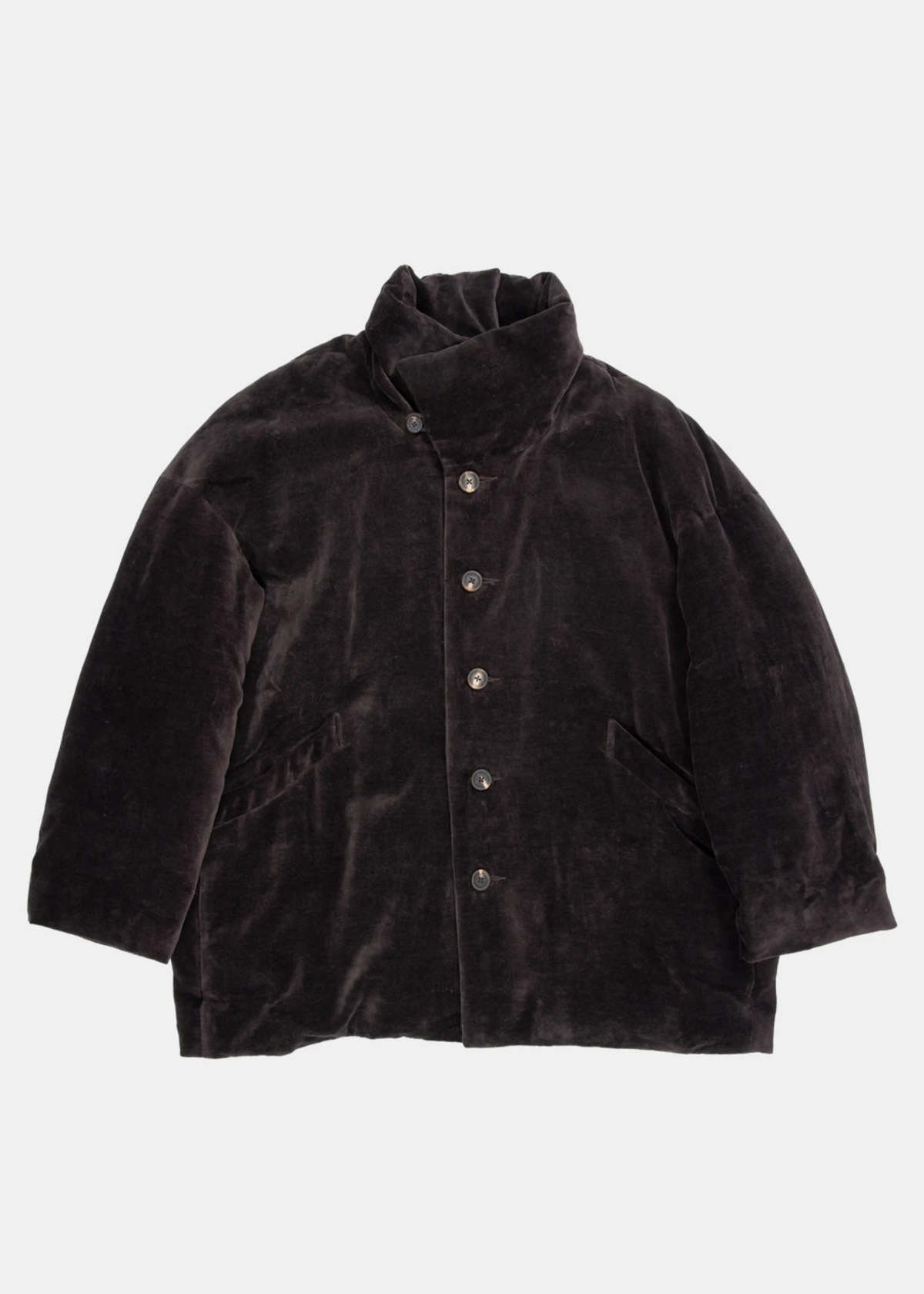 Ziggy Chen Brown Classic Duvet Jacket - Image 1 of 2