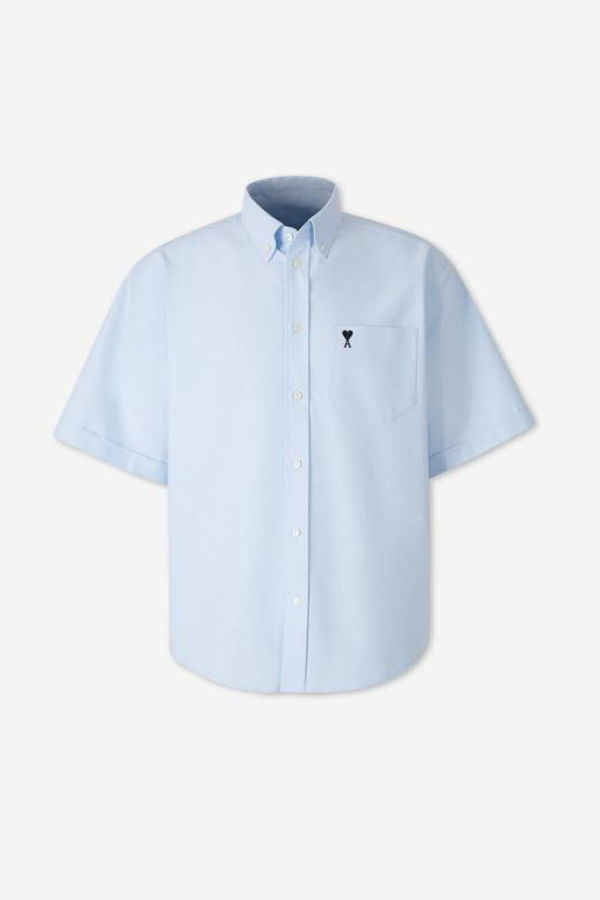 AMI HSH823 CO0031 Shirt - Sky Blue