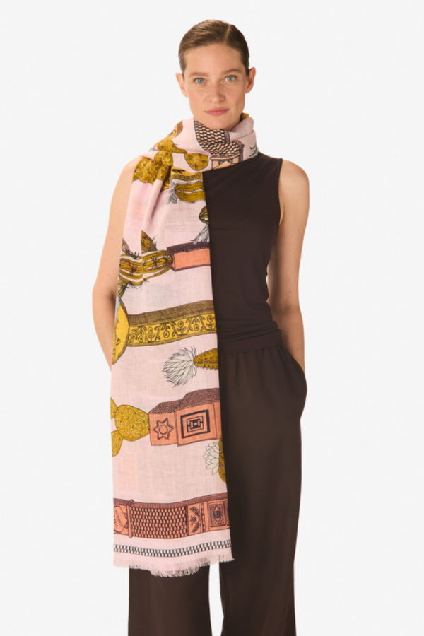Inoui Editions Scarf 100 Tequila Grapefruit Scarf