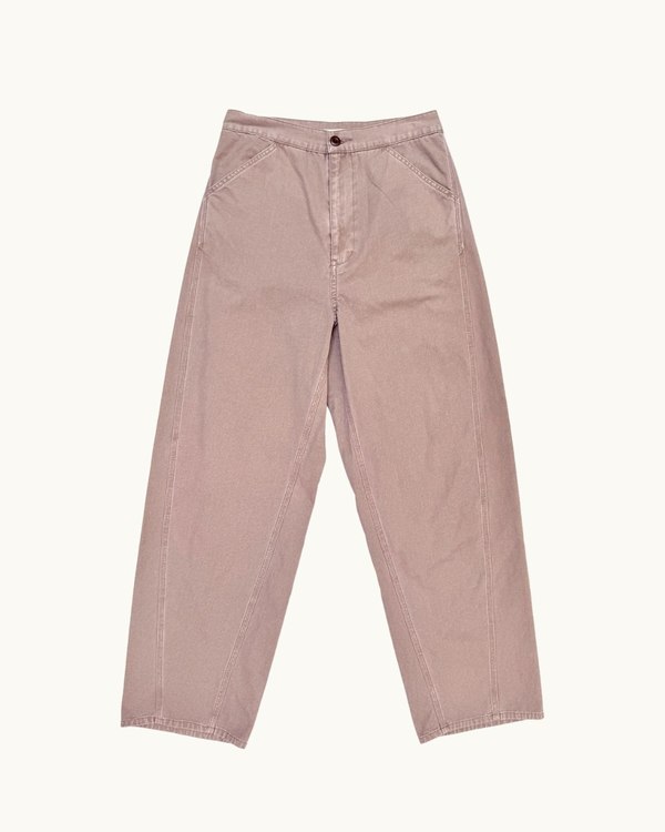 Ali Golden Fitted Barrel Pant - Mauve
