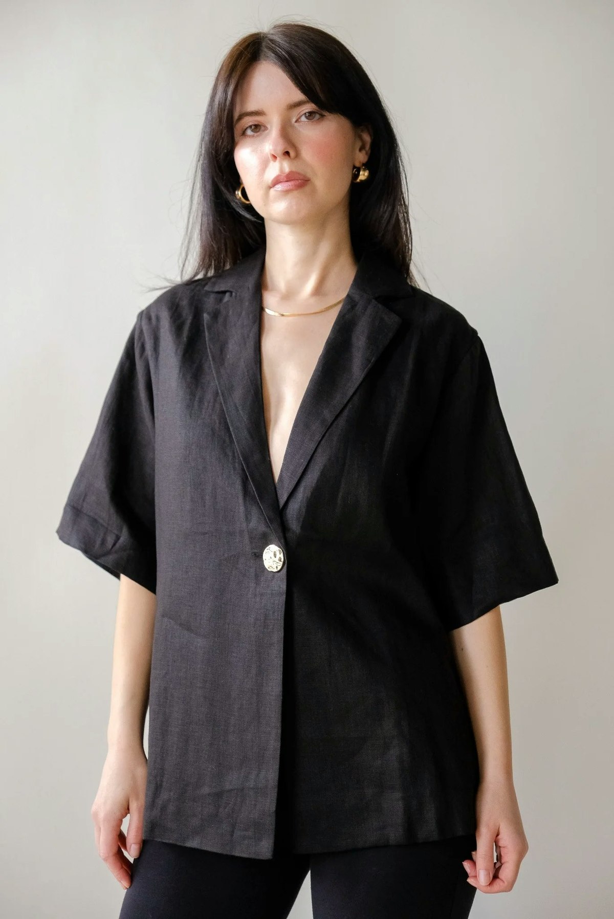 a. ren Winslet Top - Black - Image 3 of 6