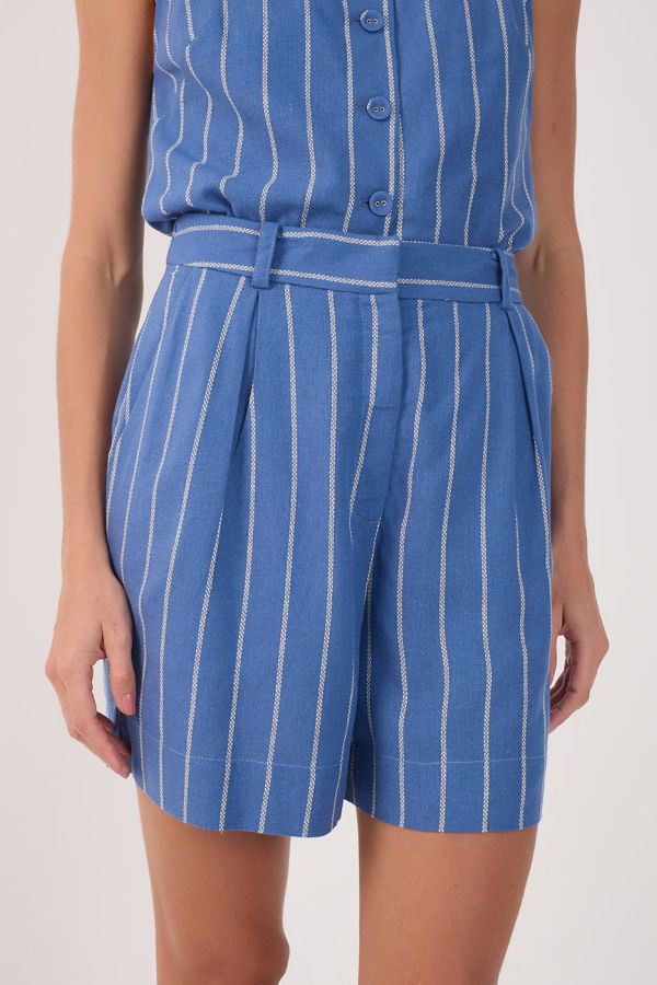 DRESS TO Iris Stripe Walking Shorts