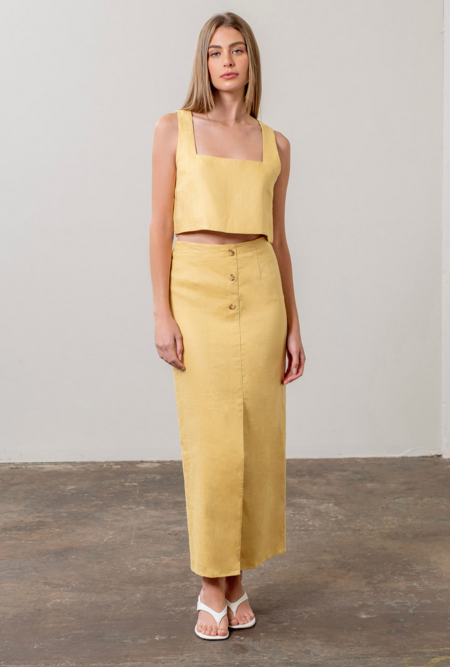 Moon River Open Knit Midi Dress - Cream | Garmentory