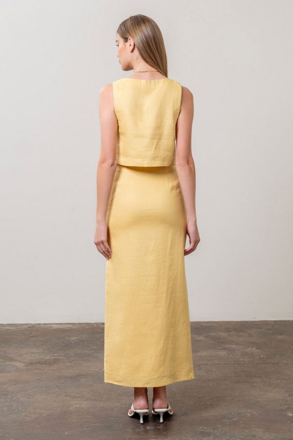 Moon River Sleeveless Crop Top