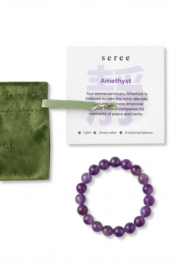seree Manifest Collection Calm Bracelet - Purple