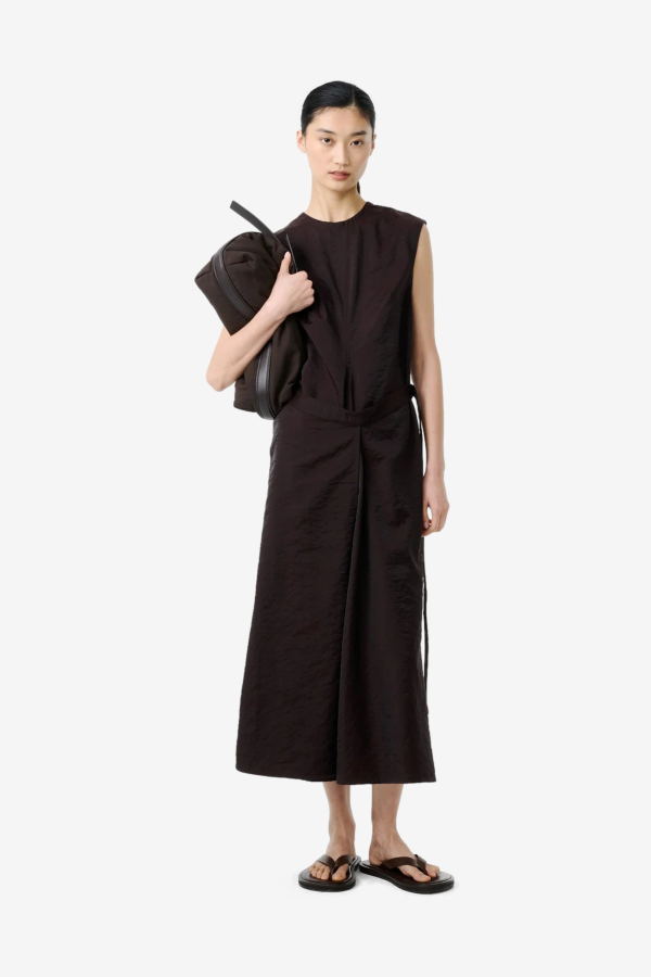 Studio Nicholson Verve Dress - Cocoa