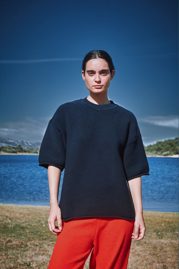 L'ENVERS Geraldine Oversize Tee in Organic Cotton
