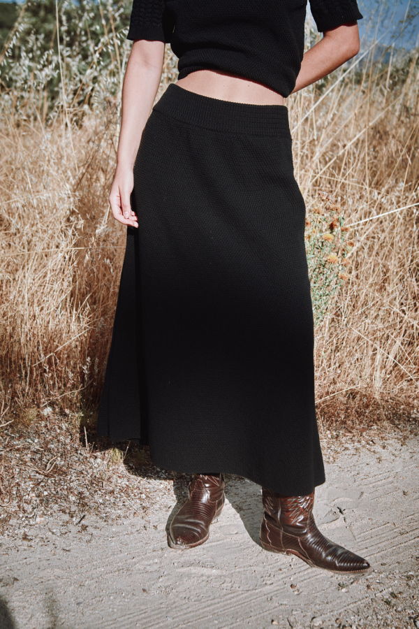 L'ENVERS GILDA Long Skirt in Organic Cotton