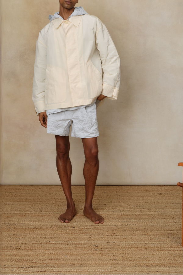 Colbo Short Shorts, Pinstripe