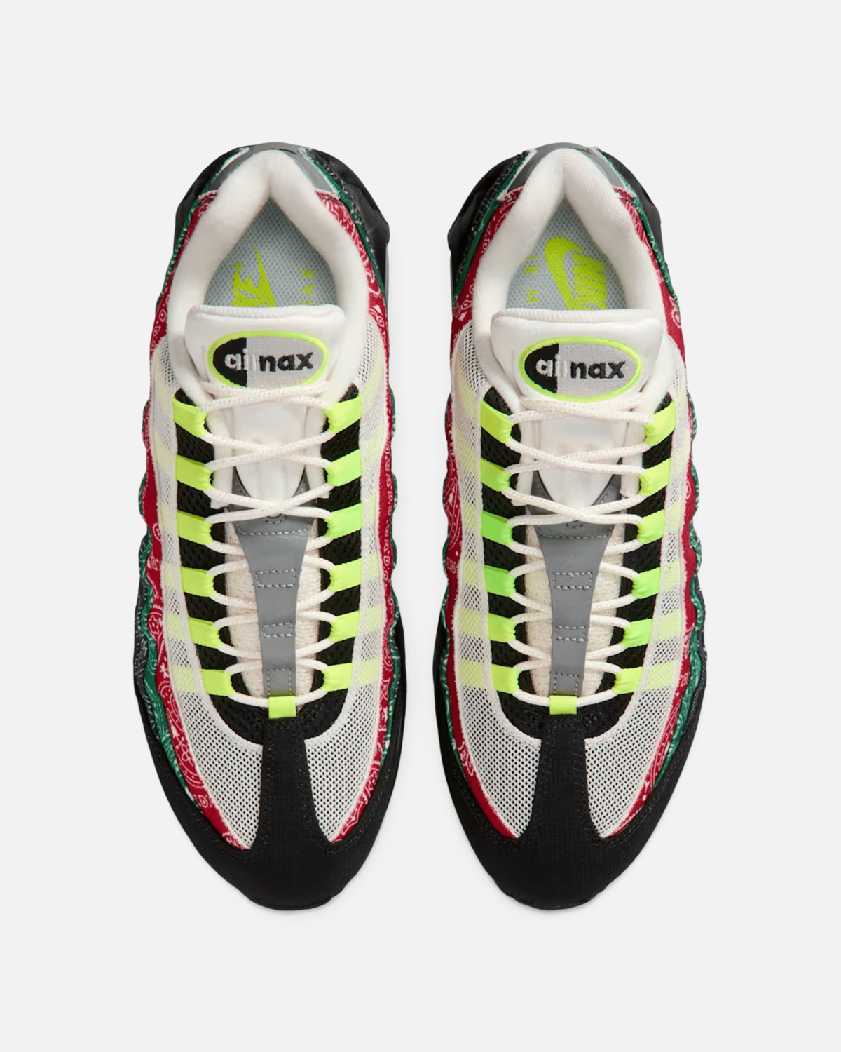 Nike Air Max 95 Big Bubble 'Paisley Neon' Sneakers - Image 3 of 5