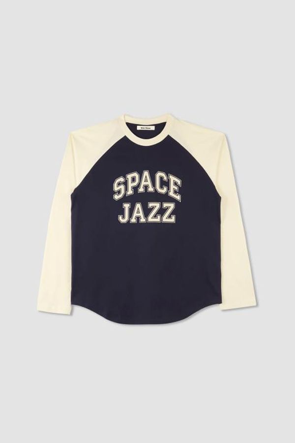 Wales Bonner Tunic Top - Ivory/Navy