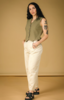 MERCEDES MORIN Portland Gilet - Khaki - Thumbnail 3