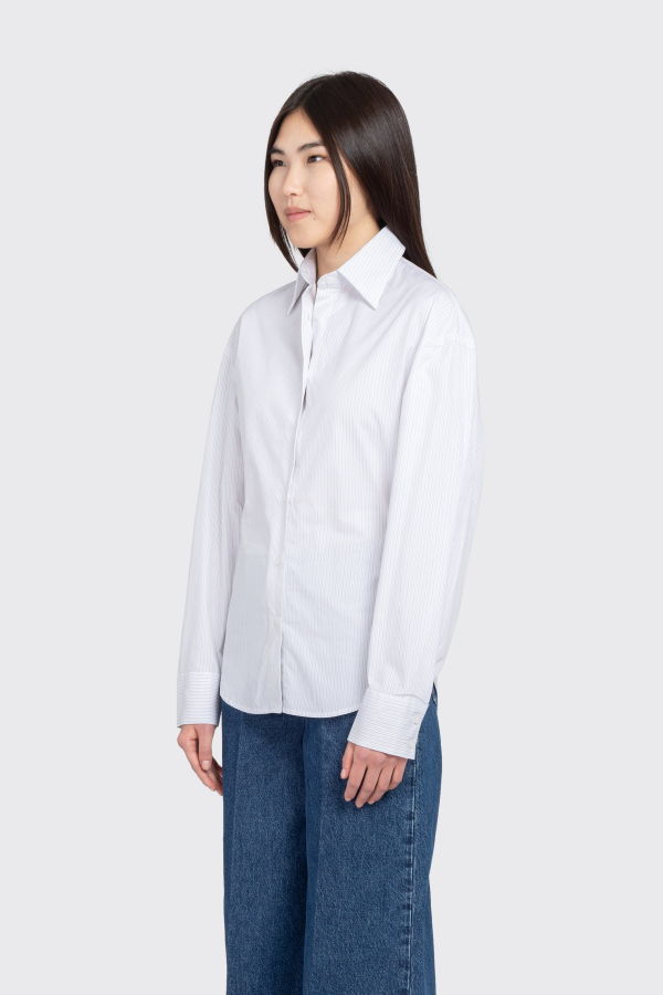 Filippa K Hourglass Pinstripe Shirt - White