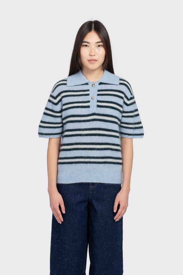 Minimum Ruth Knit Polo - Blue