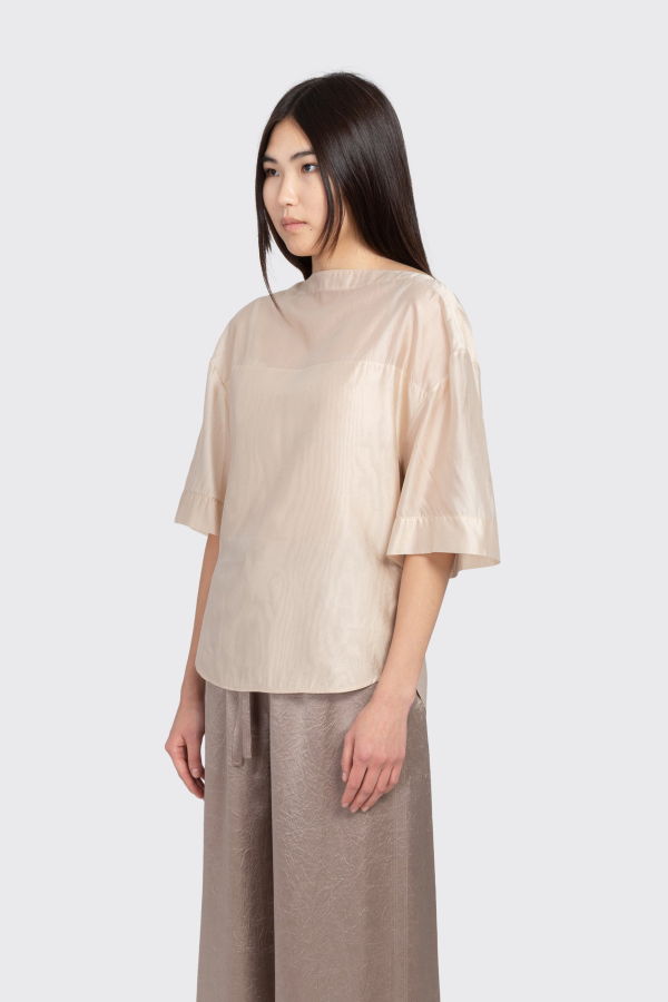 Filippa K Sheer Tee - Pearl