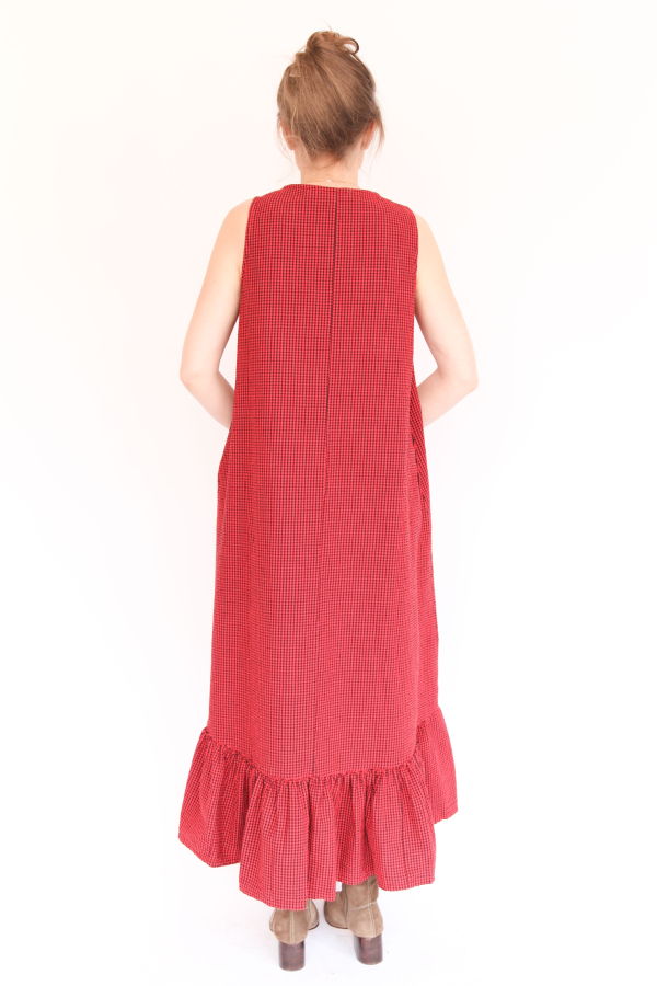 Bryn Walker Angelina Check Seersucker Dress - Russelia