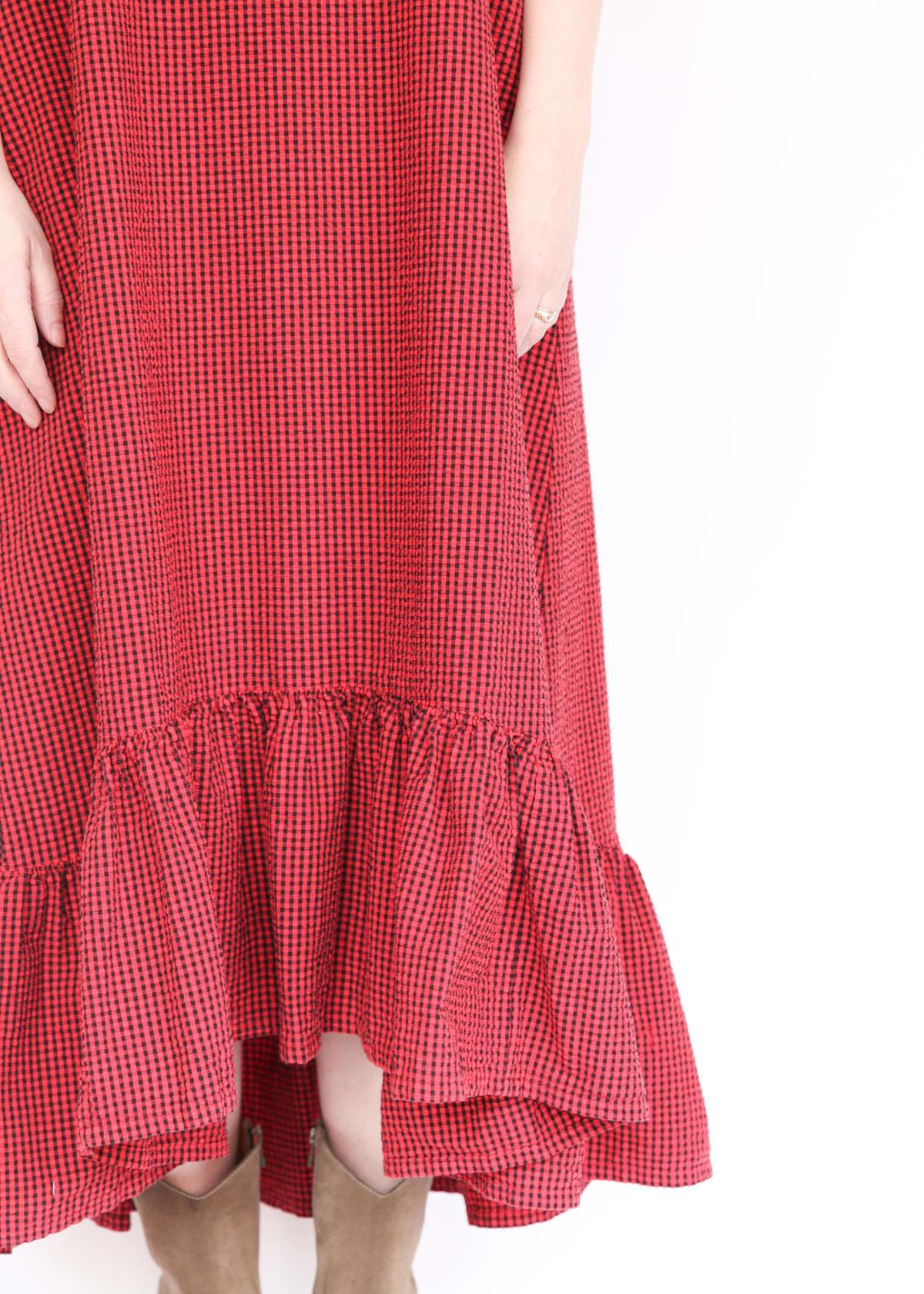 Bryn Walker Angelina Check Seersucker Dress - Russelia - Image 7 of 7