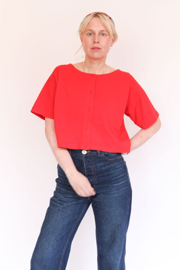 Pacific Cotton Russelia Short Sleeve Button Shirt