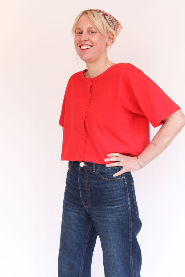 Pacific Cotton Russelia Short Sleeve Button Shirt