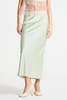 Saint Art New York Talia Charmeuse Maxi Skirt - Jade - Thumbnail 1