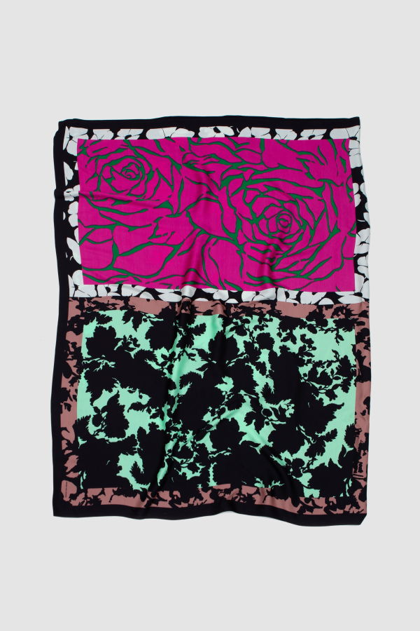 Dries Van Noten Flora Dessin B Scarf