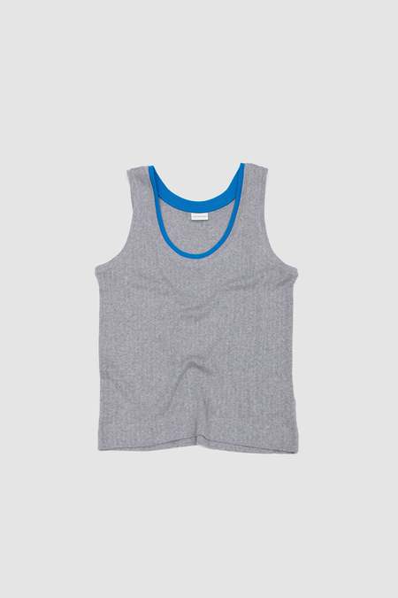 ri　AULAREE ORGANIC SOFT RIB TANK TOP Auralee | AURALEE Green Organic Soft Rib Tank Top | Realry