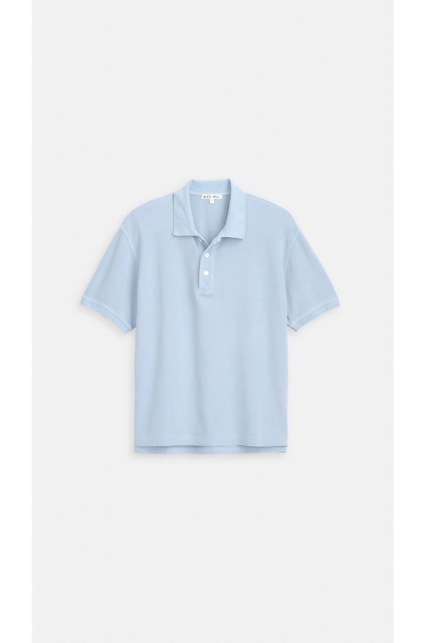 Alex Mill Garment Dyed Polo in Pique Cotton