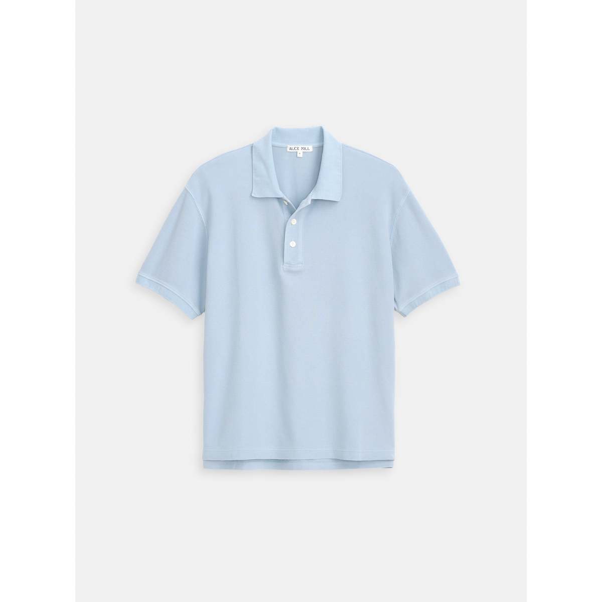 Alex Mill Garment Dyed Polo in Pique Cotton - Image 1 of 6