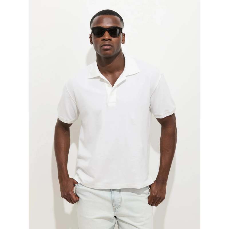 Alex Mill Garment Dyed Polo in Pique Cotton