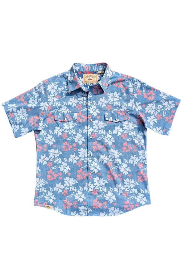 Western Aloha Tahitian Pareu Short Sleeve Shirt