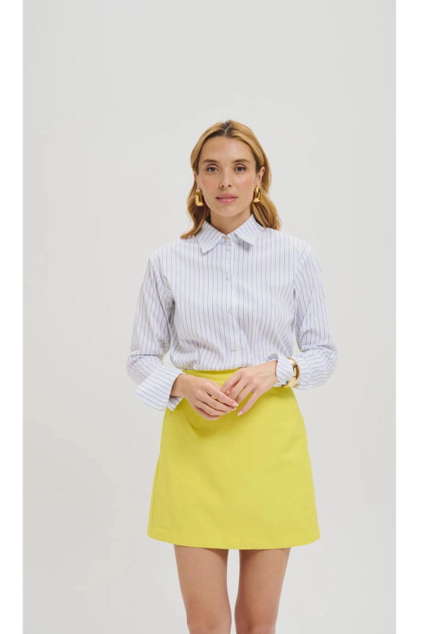 Leledebaltzac The Vanessa Skirt - Chartreuse