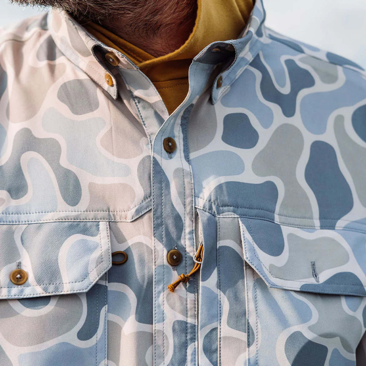The Sporting Gent TSG Long Sleeve Guide Shirt - Coastal Oxbow - Image 2 of 2